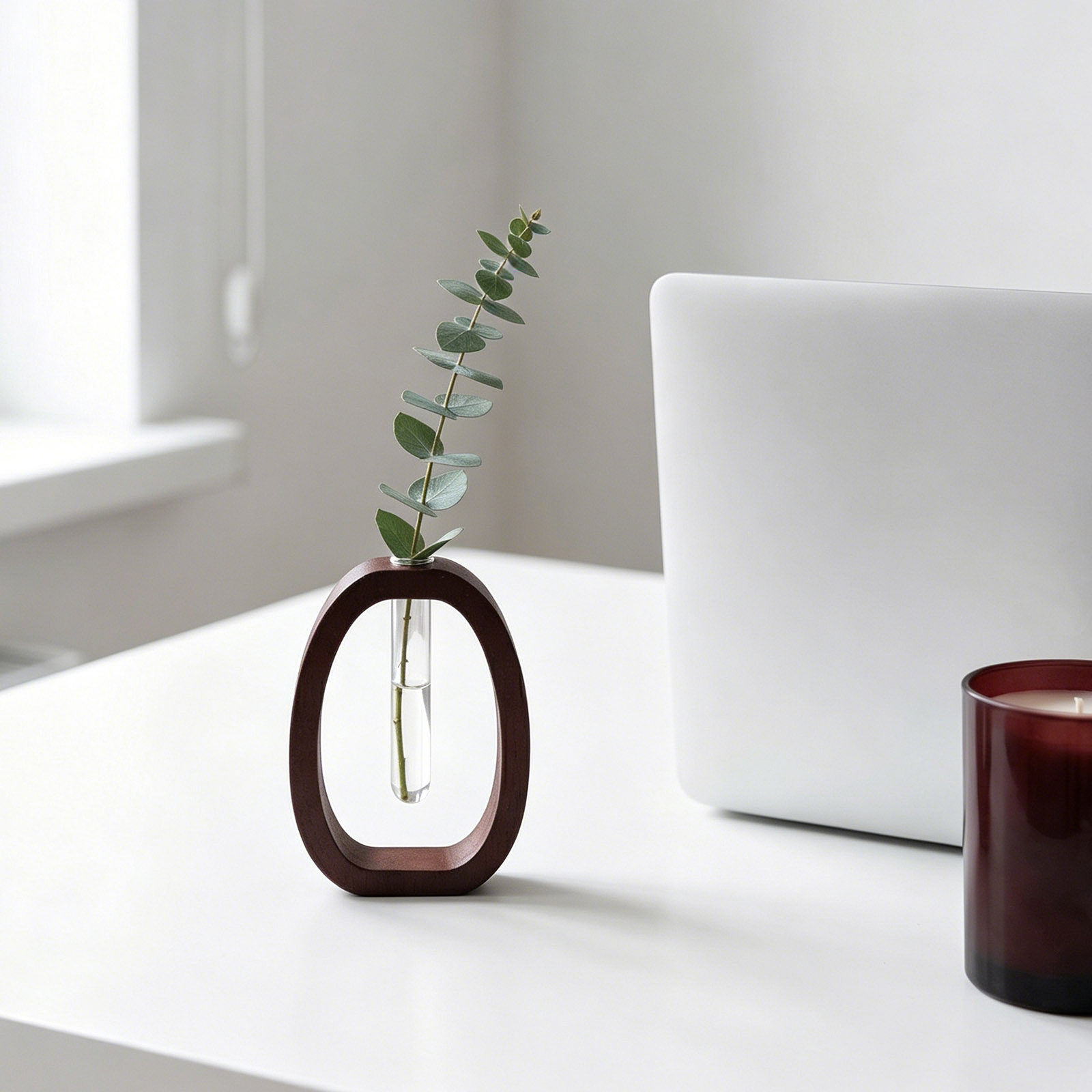 Vase en verre avec cadre en bo - Propagation Station Vase avis et prix